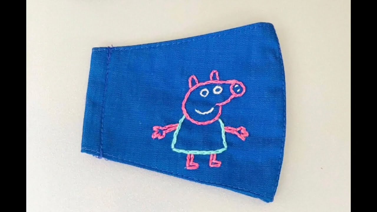 Making Stylish Mask |Hand Embroidery Mask Designs|Personalized Mask Making Ideas|DIY Embroidery Mask