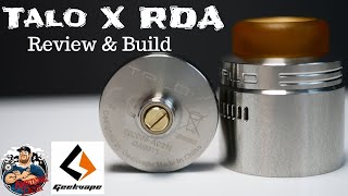 Talo X RDA Review & Build by Geekvape | Quesitios Strawberry FOWTB