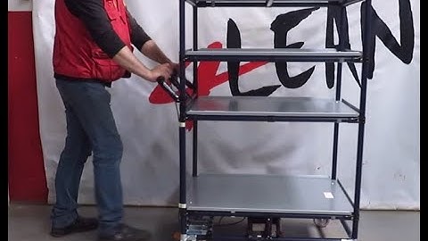 Lean Manufacturing - 4Lean - Mechanism to change 5ª caster configuration swivel/rigid