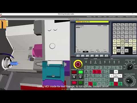 MTAB CNC-MACHSIM LATHE - video from MTAB
