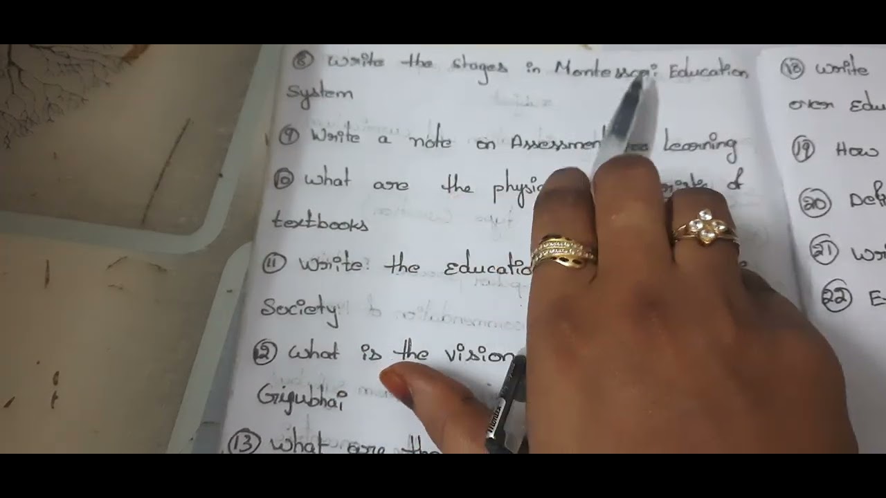 paper 2 ded english medium society education and curriculum very short answer type questions