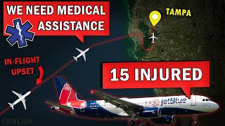 15 Injured Onboard Jetblue Flight Control Issue Enroute At 35,000 Feet
