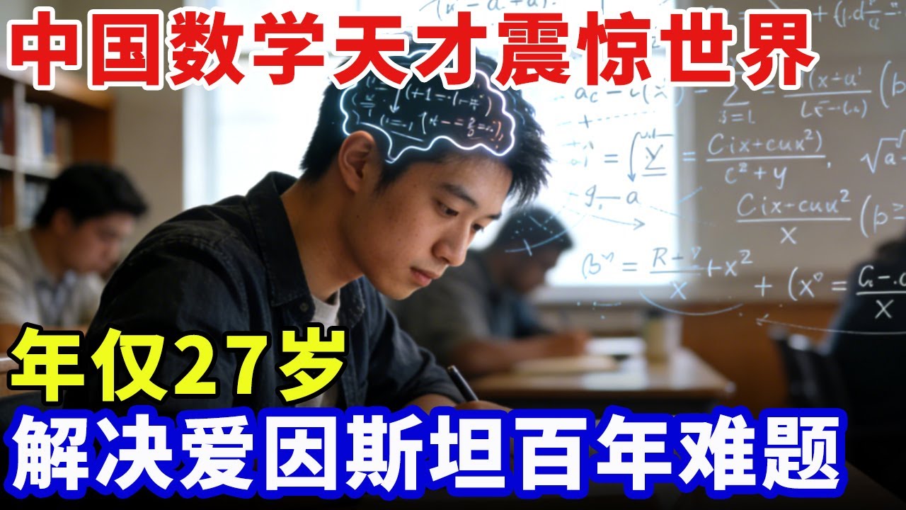 放弃美国百万年薪回国，中国数学天才震惊世界，解决爱因斯坦百年难题，年仅27岁！【大科学】