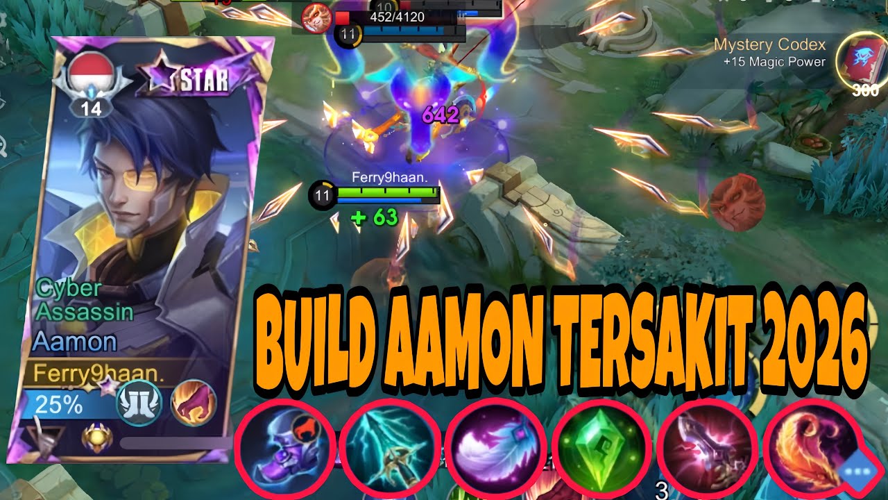 BUILD AAMON TERSAKIT 2026! COBAIN BUILD INI PASTI DAMAGENYA SAKIT BANGET! TOP GLOBAL AAMON