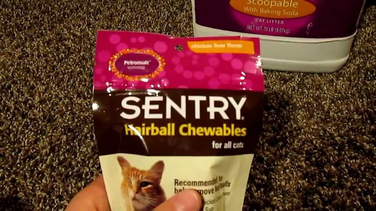 Review Priority™ Cat Litter and Sentry™ Hairball Treats YouTube