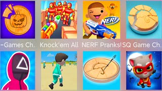 K Games Challenge,Squid Game 3D,Knock em All,NERF Pranks,Tom Hero,Squid Survival Challenge,Squid Gun screenshot 5