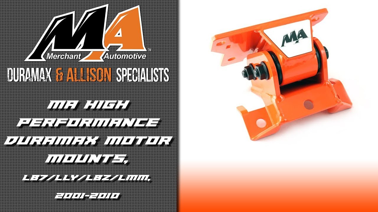 Product Spotlight MA Duramax High Performance Motor Mounts 20012010