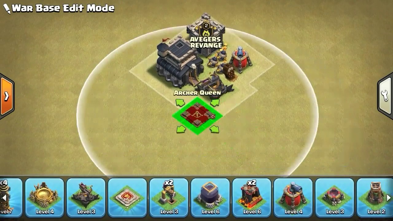 TH9 war base 2017