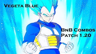 DBFZ Patch 1.20 Vegeta Blue Combos