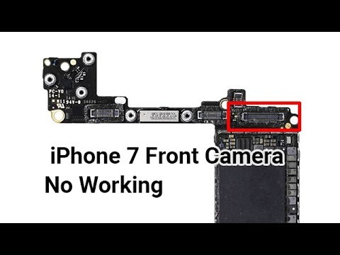 How to Fix iPhone 7 Front Camera Not Working | Motherboard Repair - YouTube