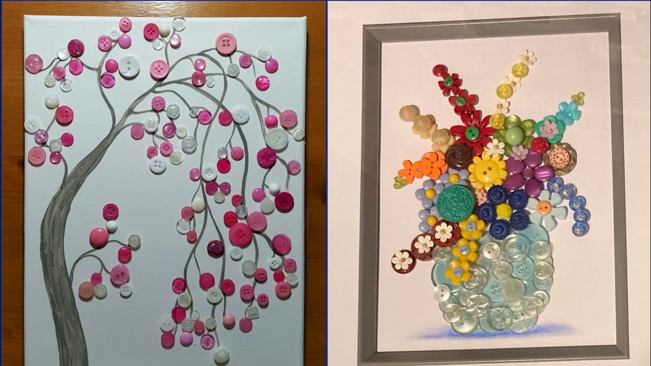 Самые красивые и элегантные идеи для творчества и рукоделия из пуговиц 