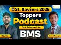 St. Xavier's 2025 Podcast With "Sambit Acharya" Got Selected For BMS | Preparation Strategy