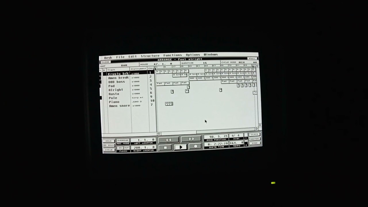 Feel alright / Atari st / Akai s1000