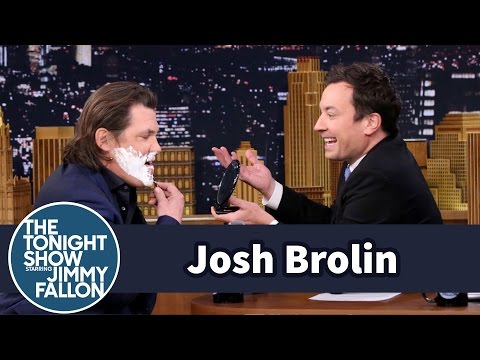 Jimmy Helps Josh Brolin Shave Off His '70s Porn 'Stache
