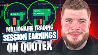 🔴 MILLIONAIRE SHOWS HIS TRADING SESSION - EARNINGS ON QUOTEX | Quotex Earning Money Online | Quotex