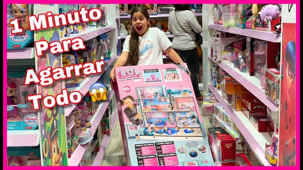 1 MINUTO PARA AGARRAR TODOS LOS JUGUETES QUE QUIERA 😱 - YouTube