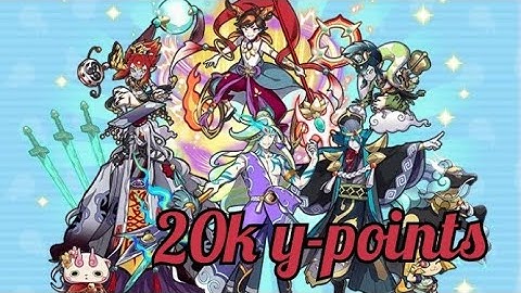 using 20k Y-points for Manaka | yokai watch puni puni