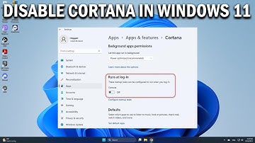 How To Disable Cortana Permanently in Windows 11 - Easy Fix