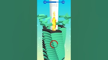 Stack ball 3d gameplay || Stack bounce 😍 #Shorts #stackball #stackbounce