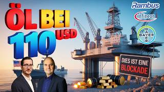 US & IRAN Konflikt der Ton verschärft sich - Brent ÖL 110 USD - Gold - Bayer, Rambus, Infineon