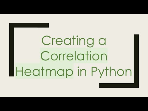 Creating a Correlation Heatmap in Python