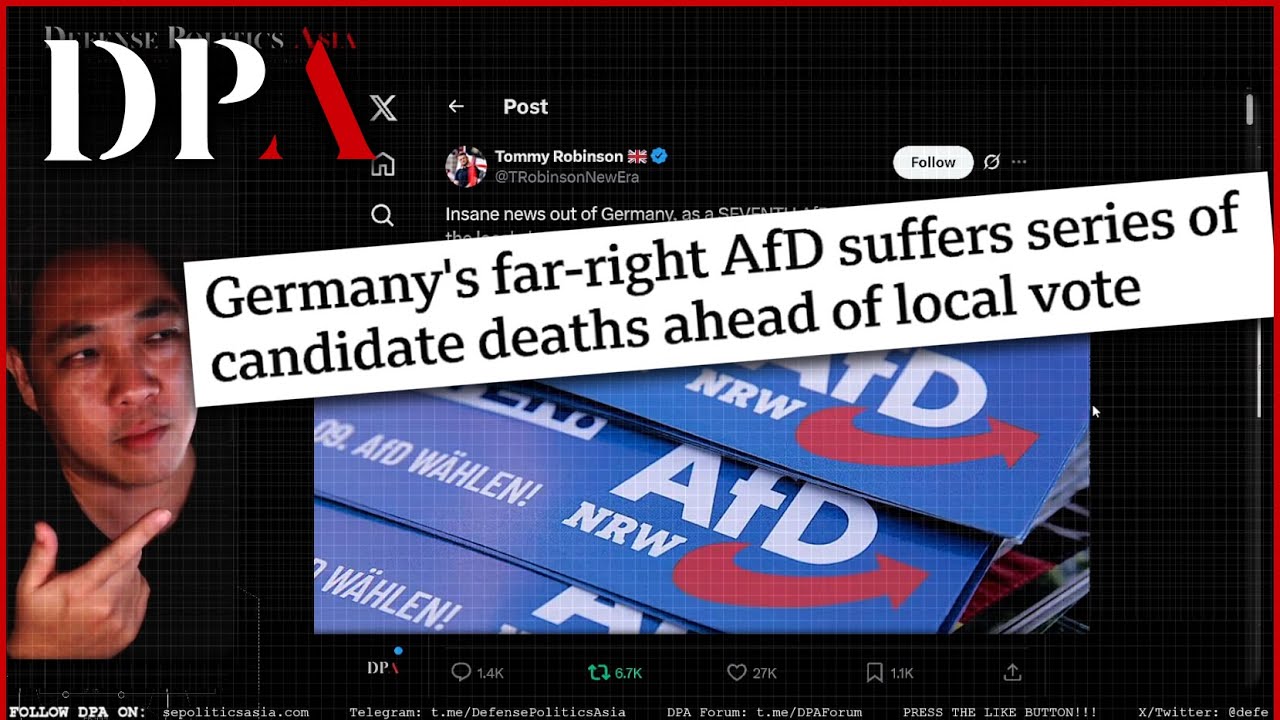 7 DEATHS hits AfD (Germany) just before North Rhine-Westphalia local elections!