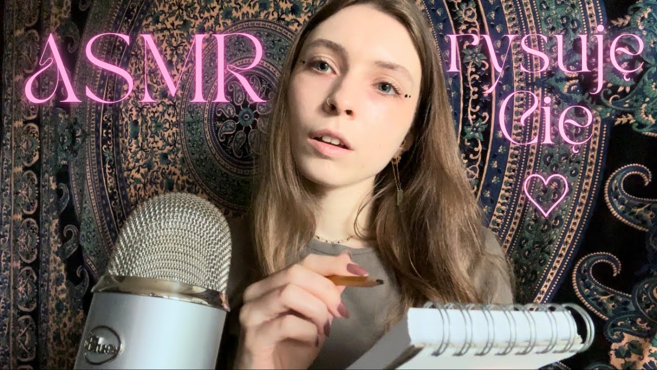 ASMR • mogę Cię narysować? 🫶🏻✨ (drawing you in polish)