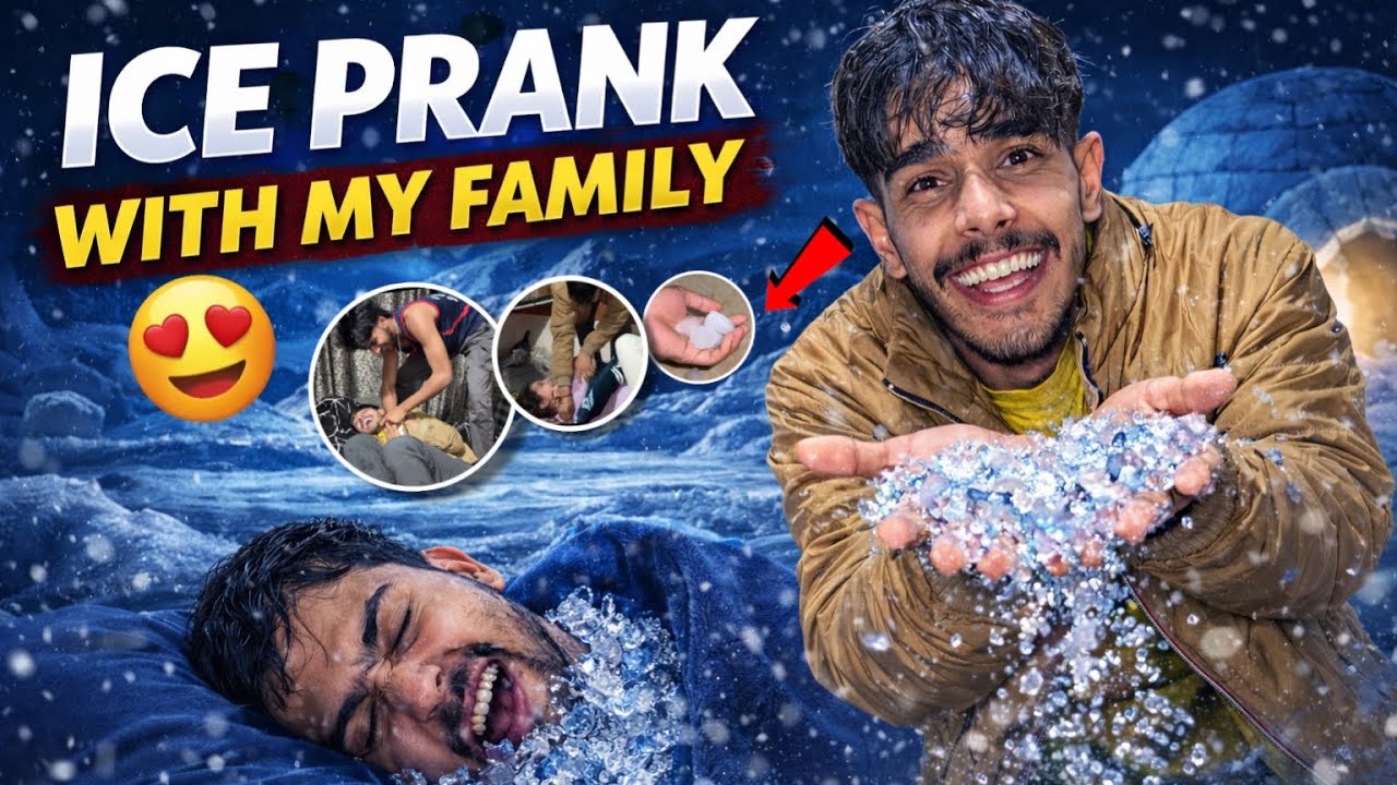 SARDI में धमाका: FAMILY ICE PRANK!🥶🧊🤫|| @nitishattrii 