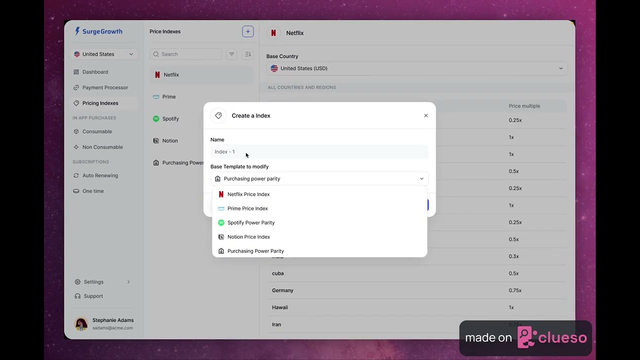 Product demo: Creating Custom Indexes