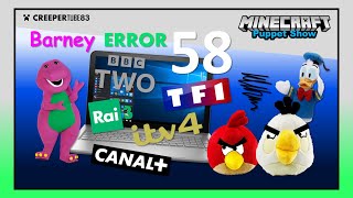 [CT83] Barney Error 58 | MinecraftPuppetShow