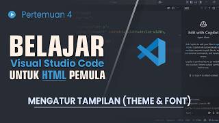 Belajar VS Code dari Nol: Cara Mengganti Tema dan Font agar Coding Lebih Nyaman