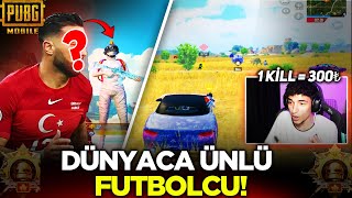 DÜNYACA ÜNLÜ FUTBOLCUYLA HER KİLL 300TL İDDİALI MAÇ ATTIK! / PUBG MOBİLE GAMEPLAY