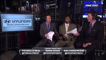 04 17 2012   Spurs vs  Lakers   Andrew Bynum Disrespectful Postgame Interview With Lindsay Rhodes