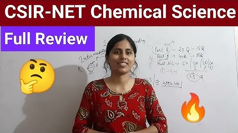 CSIR-NET Chemical Science JUNE 2022 EXAM REVIEW #csirnet #csirchemicalscience #csirchemistry #csir