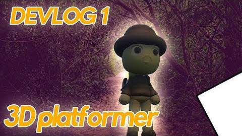 Devlog. Making a 3D Platformer. making the main character and collectibles