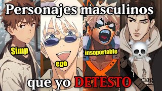 TOP 7 Personajes MASCULINOS que son más FEOS que el HAMBRE