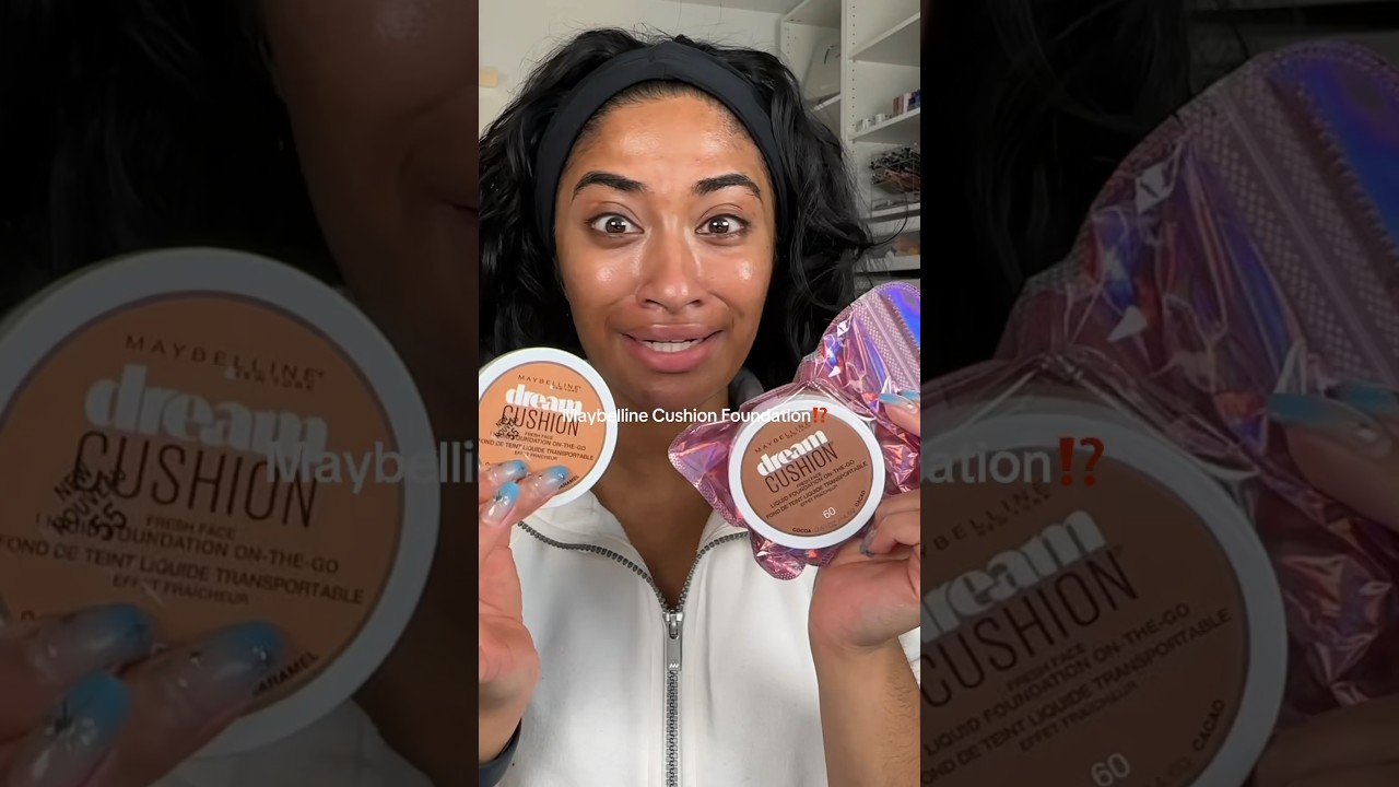 @maybellinenewyork HAD A CUSHION FOUNDATION WITH SHADES FOR BROWN SKIN⁉️👀