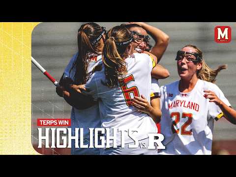 Maryland Women's Lacrosse | B1G+ Highlights vs. Rutger | April 4, 2026