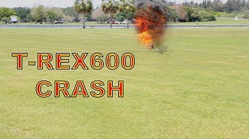 Align trex 600 Nitro 4K Crash