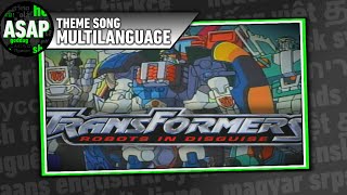 Transformers Robots In Disguise 2001 Theme Song Multilanguage Requested