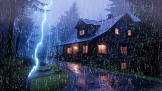 Gentle Night RAIN - Rain Sounds For Sleeping - Sleep FAST & Beat Insomnia, Meditation, ASMR