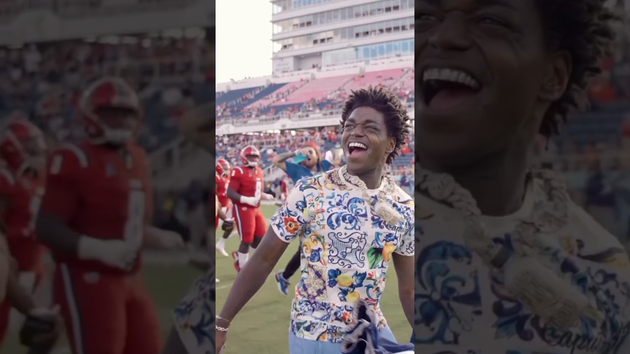 Kodak Black Makes A GRAND ENTRANCE With The FAU Owls At The Season Opener
