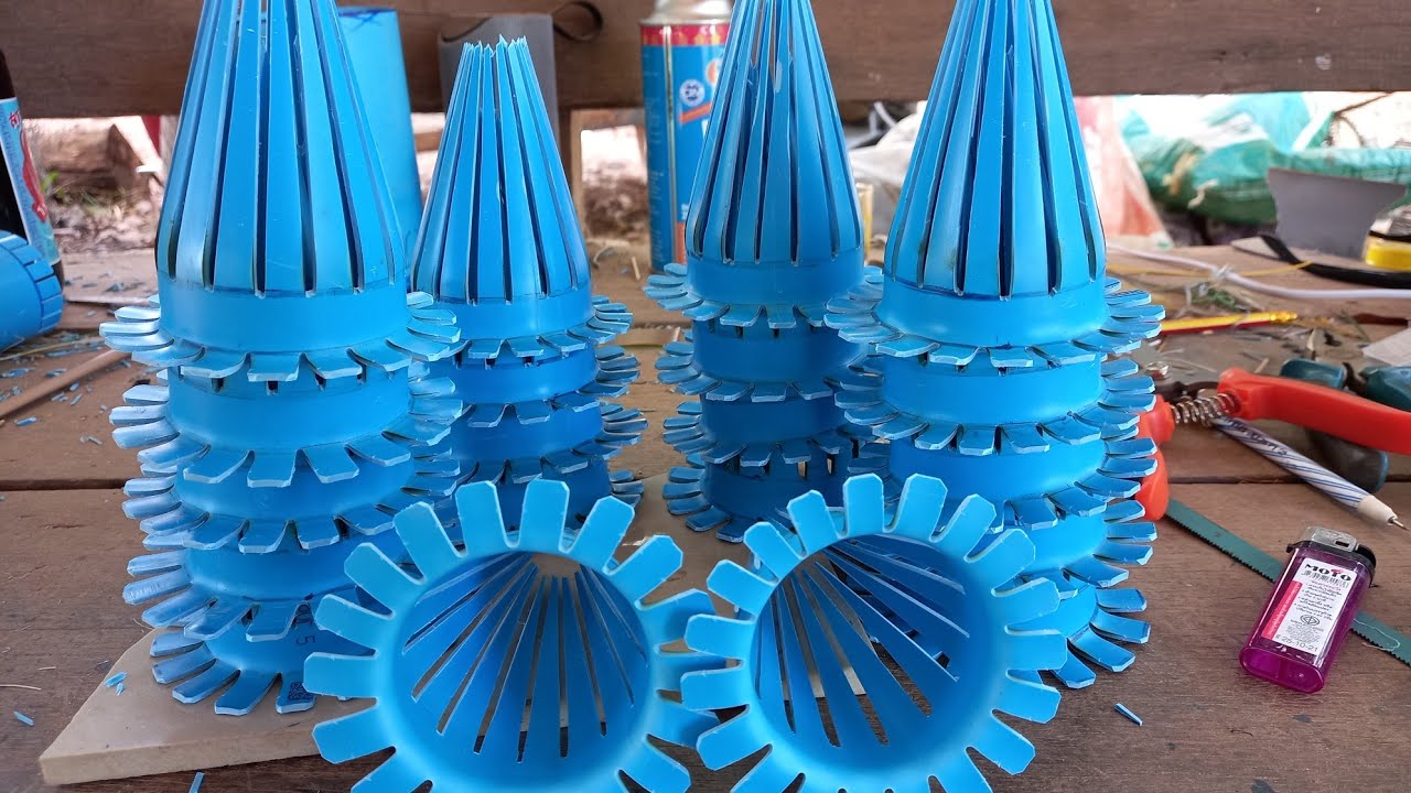 วิธีทำงาตุ้มดักปลาไหลจากท่อพีวีซี2นื้ว