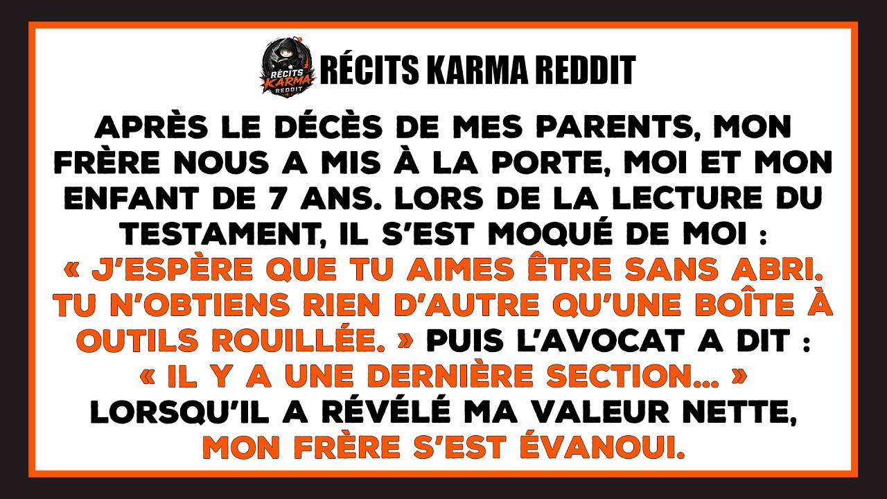 Le jour où j'ai enterré ma mère, mon propre frère a changé les serrures de la maison où j'avais grandi. Six jours plus tard, sous une pluie glaciale de l'Ohio, j'ai trouvé les affaires de ma fille...
