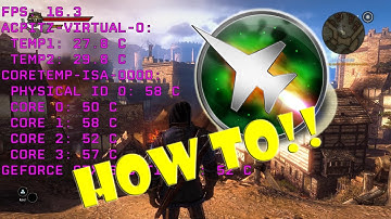 [TUTORIAL] How To Monitor/Benchmark in Game FPS, GPU, CPU, MEMORY USAGE ETC! *FREE*