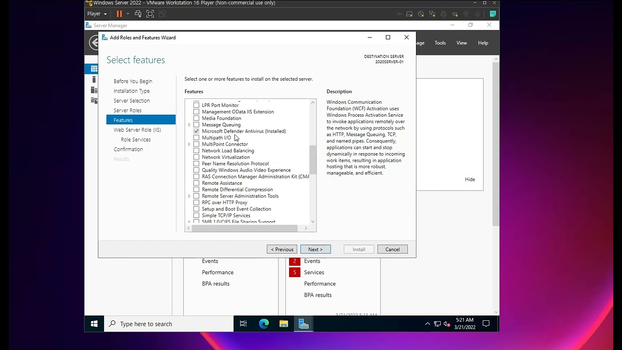 Add Role and Features Windows Server 2022 YouTube