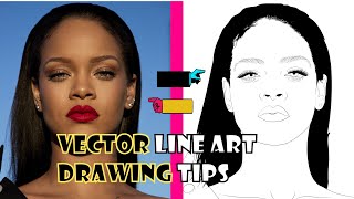 Famous 3-Time Saving VECTOR Line-art Drawing Tips - ADOBE ILLUSTRATOR TUTORIAL Wealth