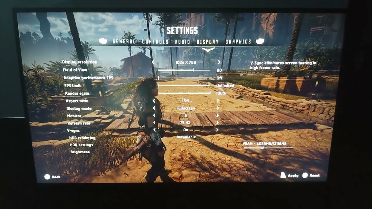 CRT PLASMA OLED IPS Horizon Zero Dawn comparison