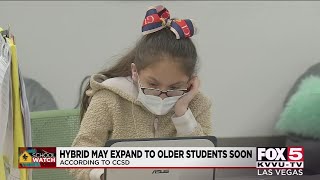 Hybrid learning may expand to older CCSD students soon