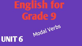 English for Grade 9 Unit 6
